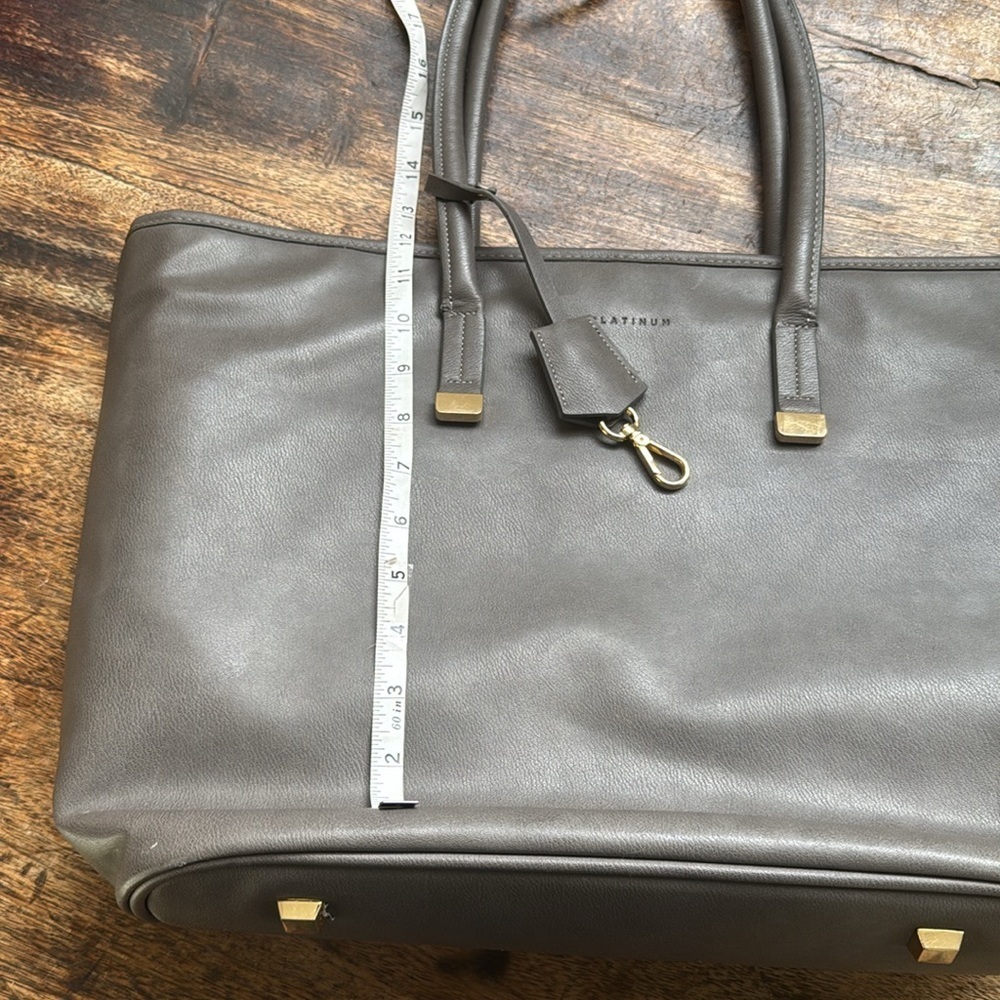 Platinum Gray Tote / laptop bag - Picture 9 of 13
